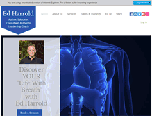 Tablet Screenshot of edharrold.com